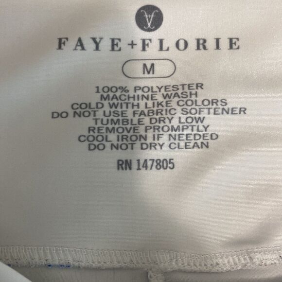 Faye + Floire Pleated Mini Tennis Pickleball Skort Blue and White Medium - Picture 8 of 8